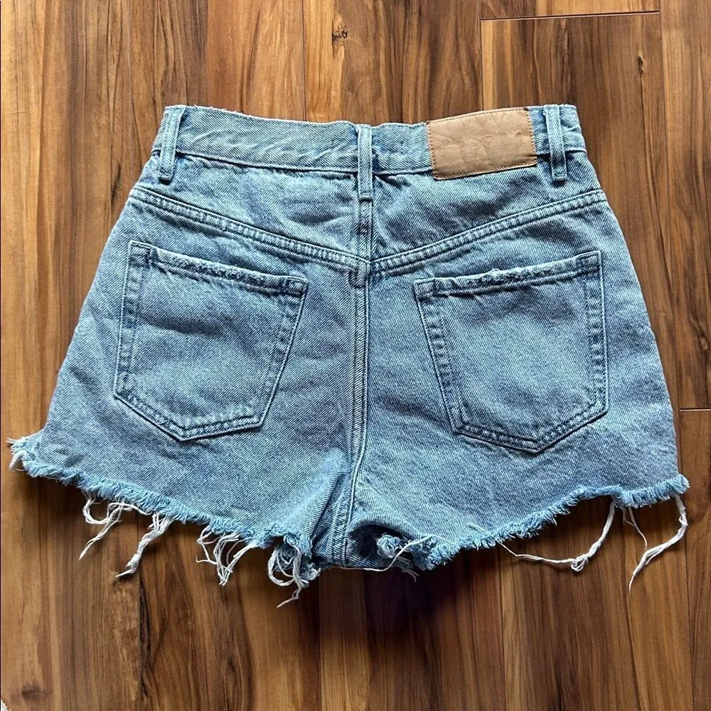 PacSun Vintage High Rise Distressed Jean Shorts